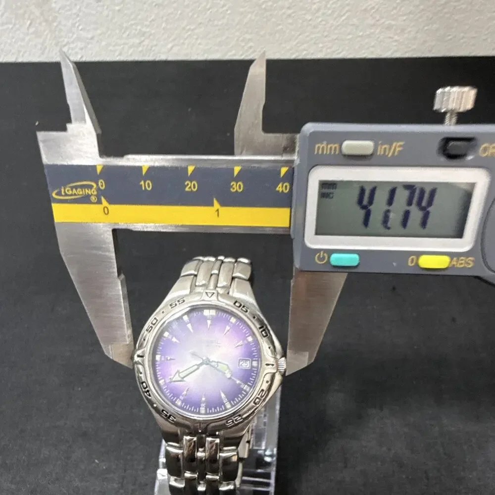 Men’s Fossil PR-5187 New Battery Purple Sunburst 40mm Case 7.5-7.75” Band (E8)